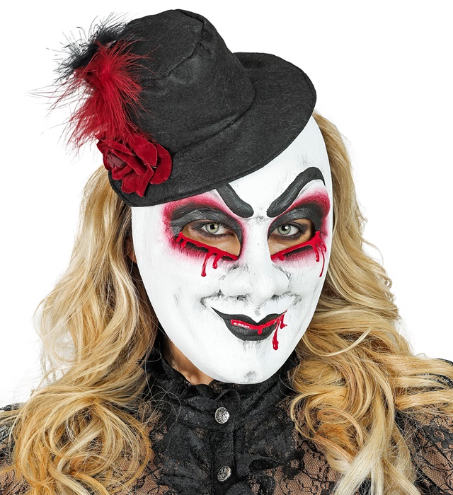 Masca "Commedia Dell`Arte" Insangerata