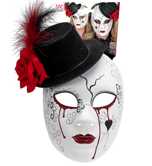 Masca "Commedia Dell`Arte" Lacrimi