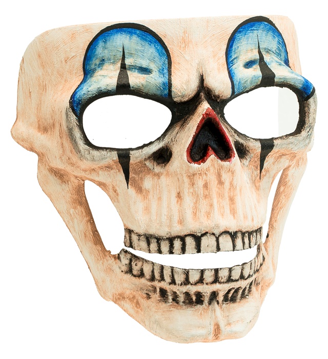 Masca "Commedia Dell`Arte" Schelet Clown