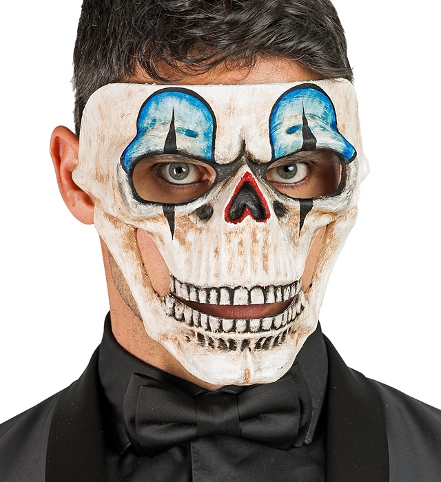 Masca "Commedia Dell`Arte" Schelet Clown