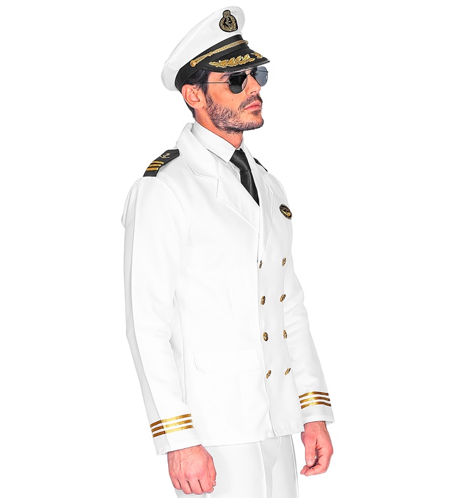 Costum Jacheta Alba Capitan Vas