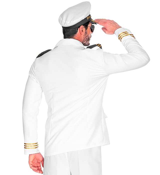 Costum Jacheta Alba Capitan Vas