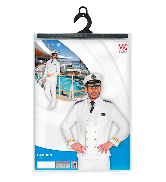 Costum Jacheta Alba Capitan Vas