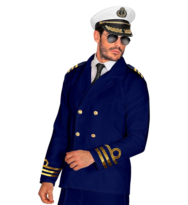 Costum Jacheta Albastra Capitan Vas
