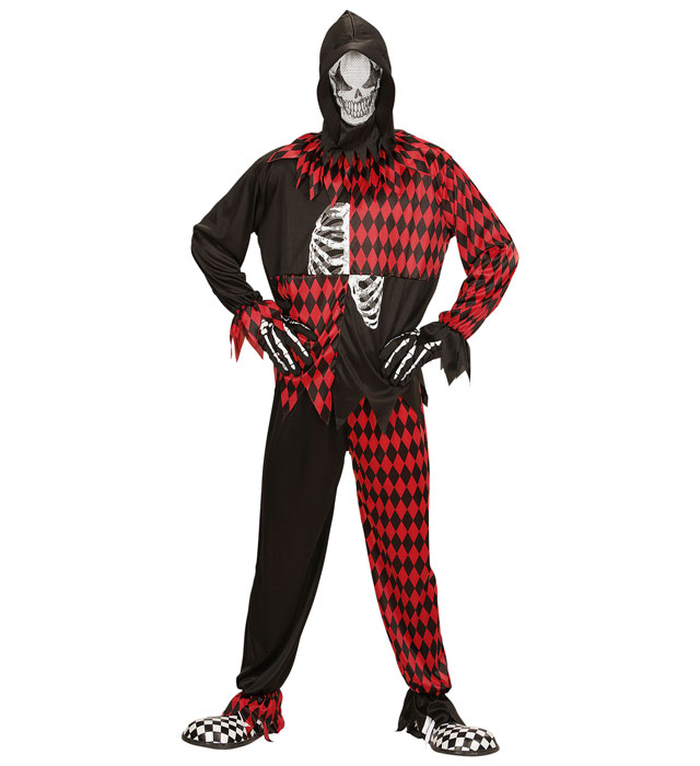 Costum Arlechin Schelet Adult