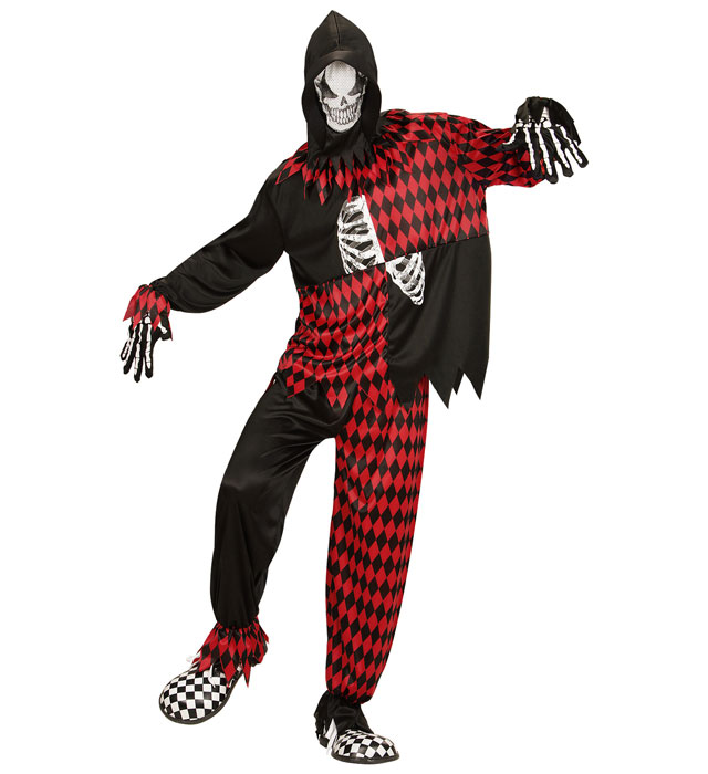 Costum Arlechin Schelet Adult