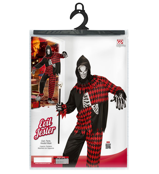 Costum Arlechin Schelet Adult