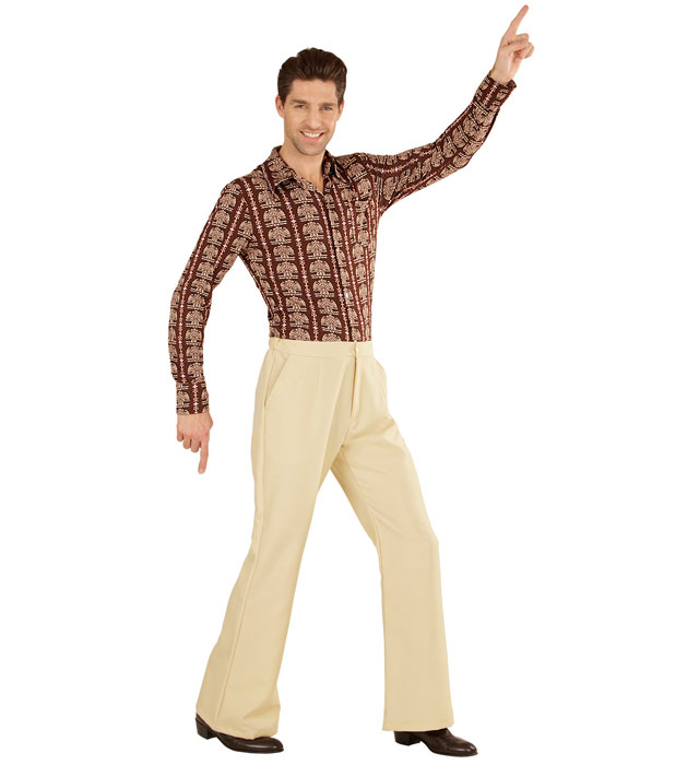 Pantaloni Disco Bej