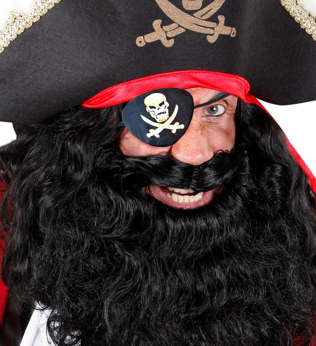 Eyepatch Pirat Schelet