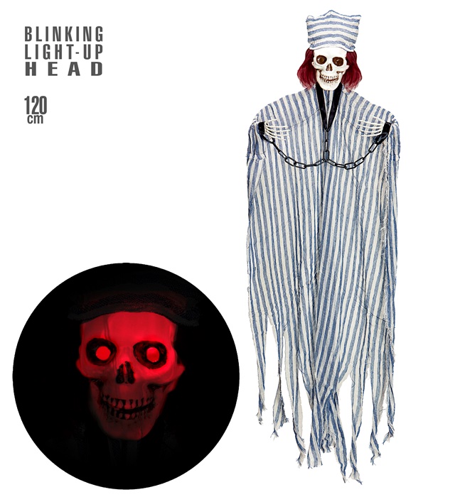 Decor Halloween Detinut Schelet 120 cm