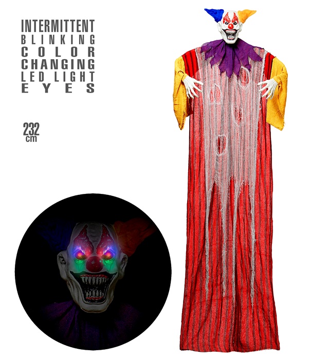 Decor Creepy Clown 232 cm