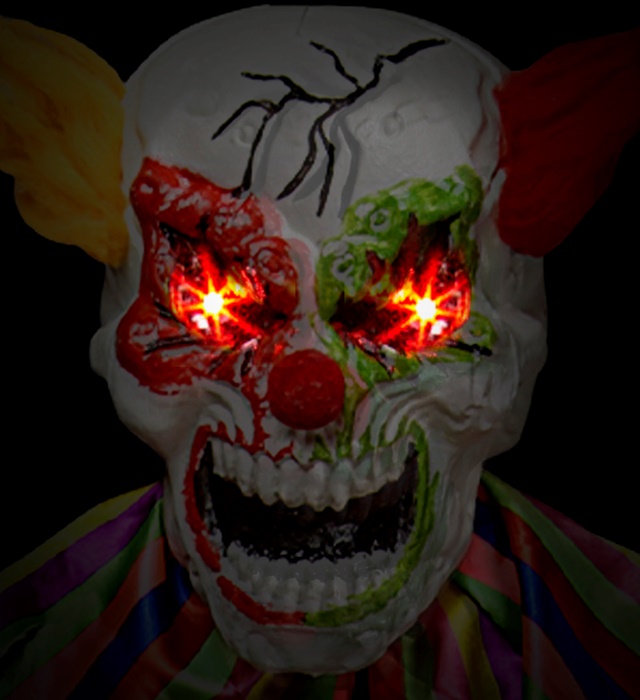 Decor Creepy Clown Animat 240 cm