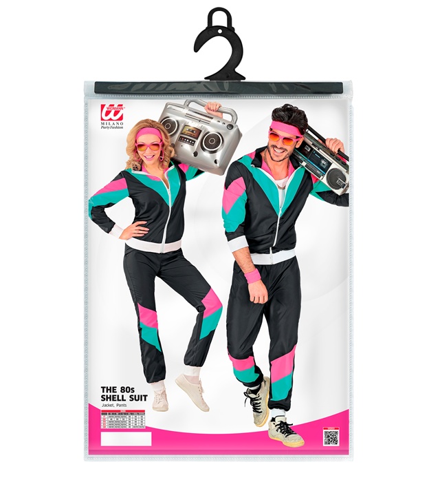 Costum Anii 80 Negru