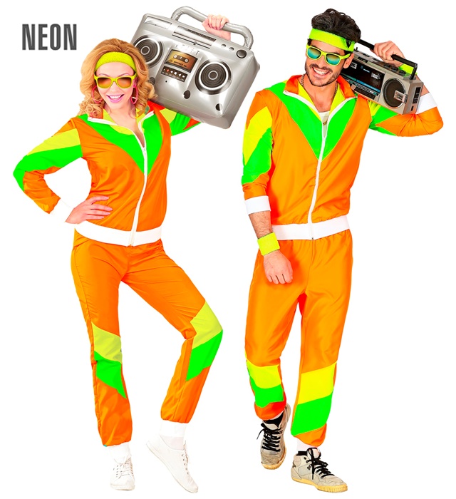 Costum Anii 80 Portocaliu