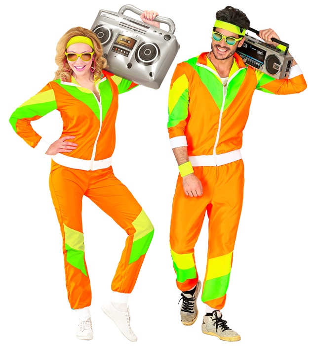 Costum Anii 80 Portocaliu