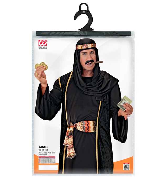 Costum Sheik Arab Negru