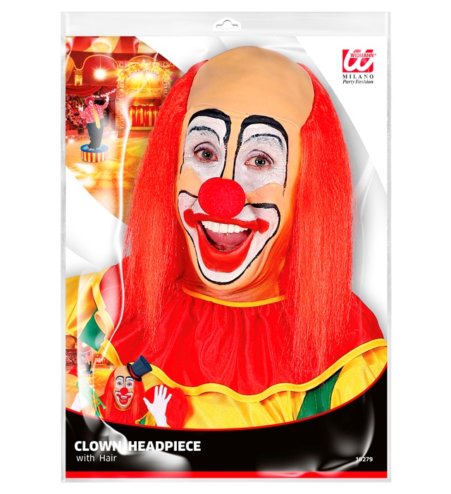 Peruca Clown Par Rosu