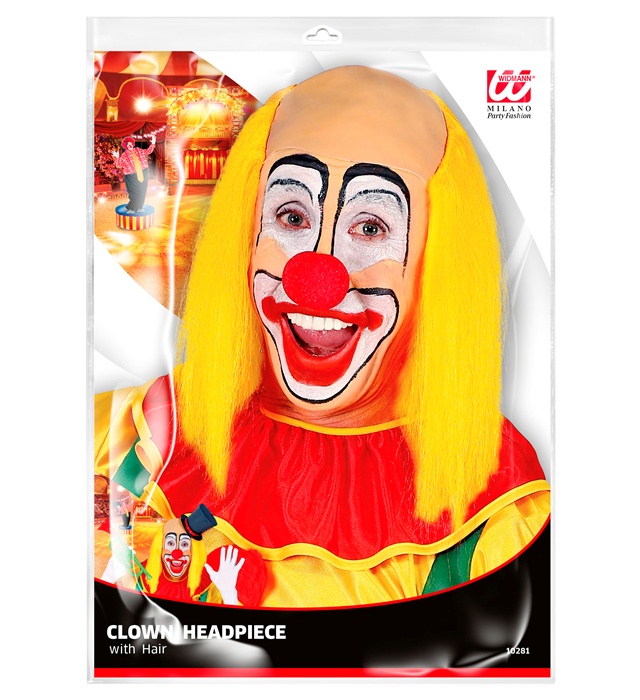 Peruca Chelie Clown Galbena