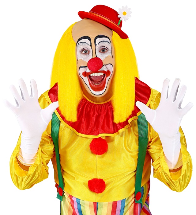 Peruca Chelie Clown Galbena