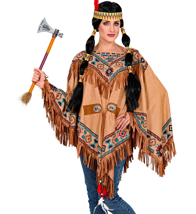Poncho Indian Adult