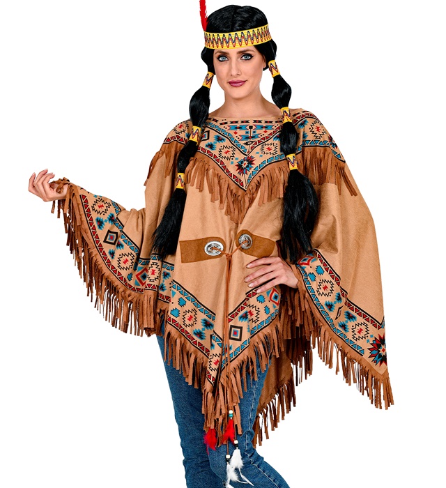 Poncho Indian Adult