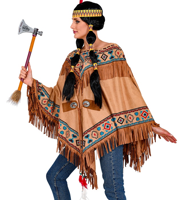 Poncho Indian Adult