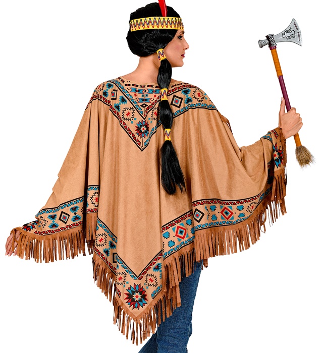 Poncho Indian Adult