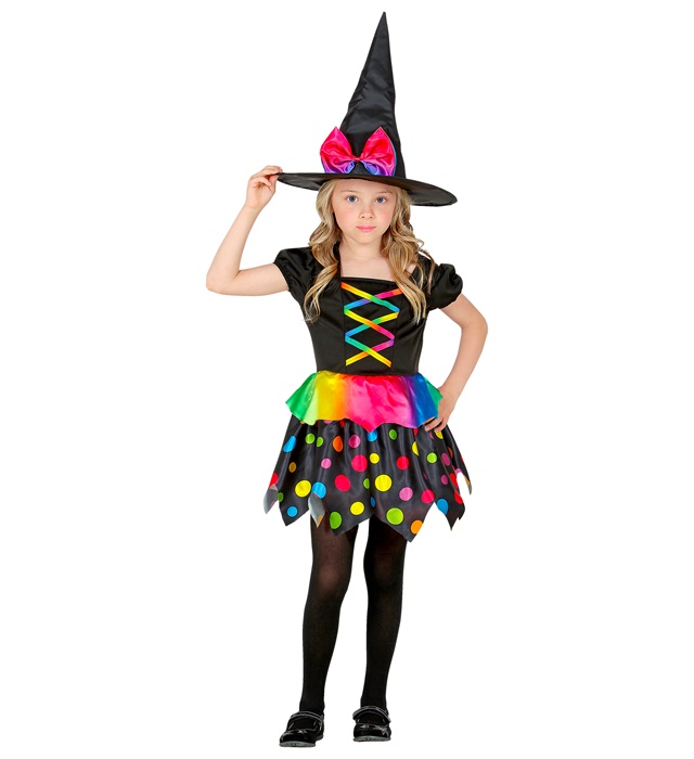 Costum Vrajitoare Buline Colorate