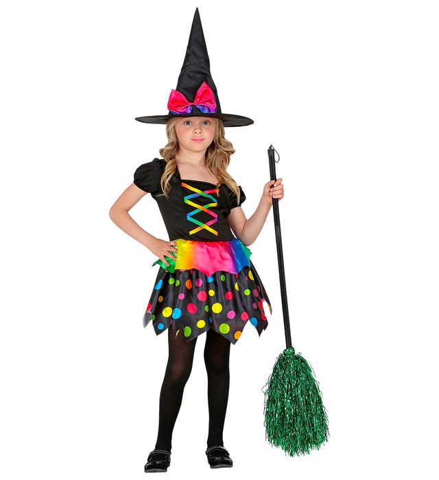 Costum Vrajitoare Buline Colorate