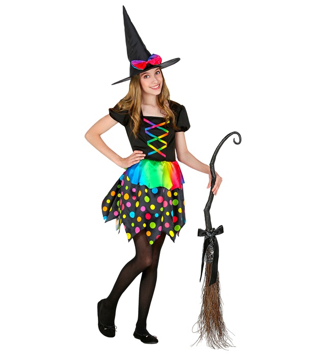 Costum Vrajitoare Buline Colorate