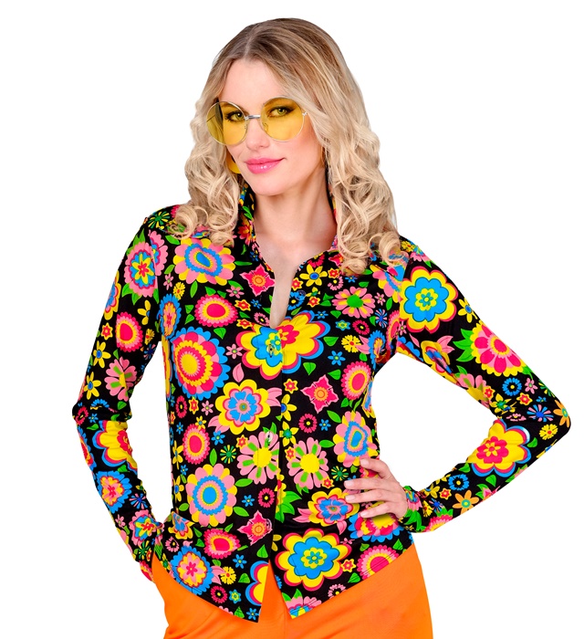 Camasa Anii 60 Flori Dama