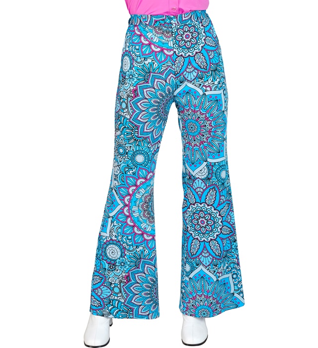 Pantaloni Anii 60 Albastri Dama