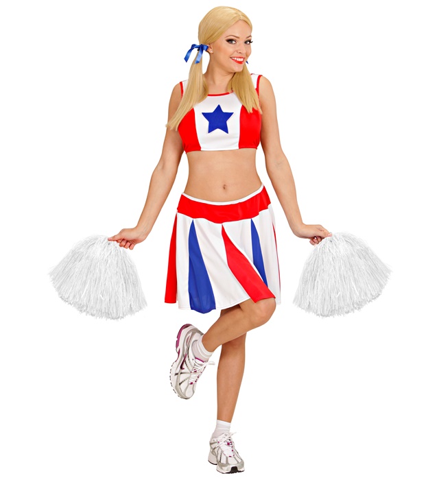 Pom Pom Majorete Alb