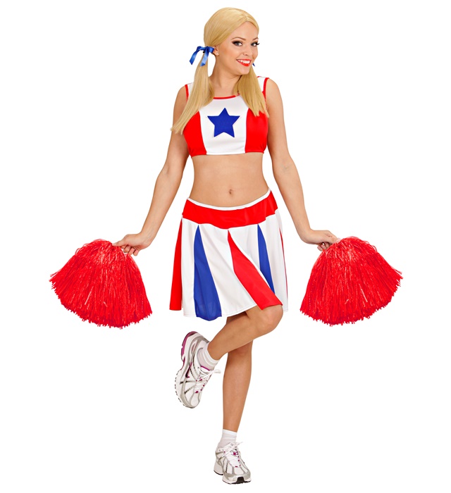 Pom Pom Majoreta Rosu