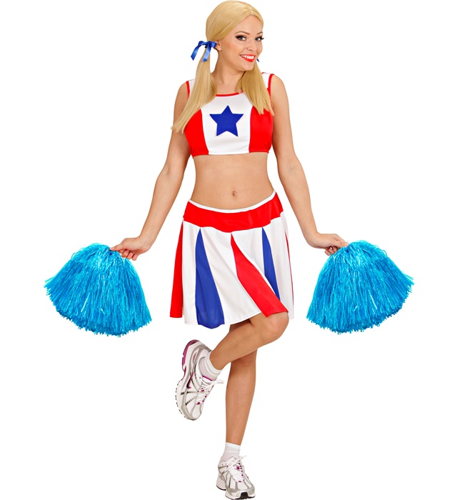 Pom Pom Majoreta Albastru