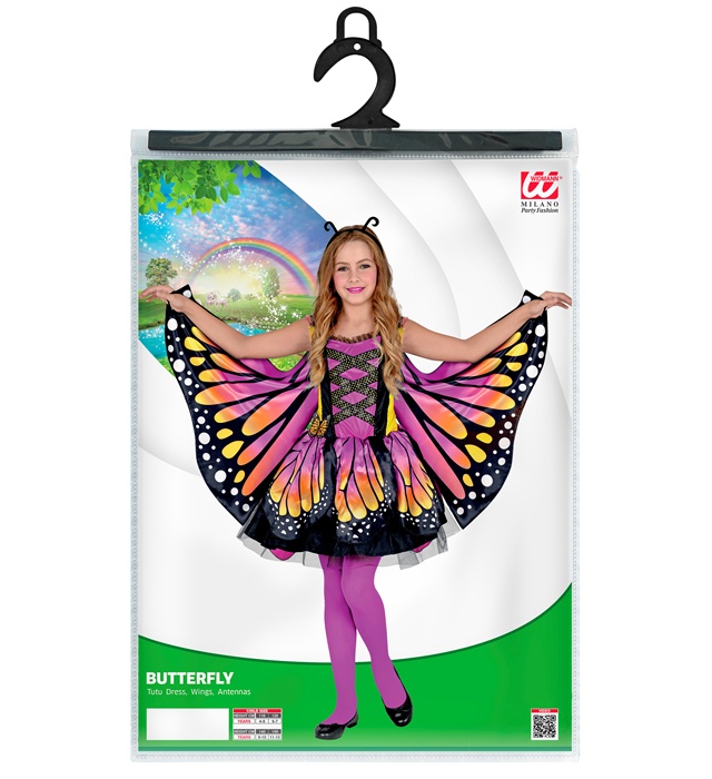 Costum Fluture Roz Fete
