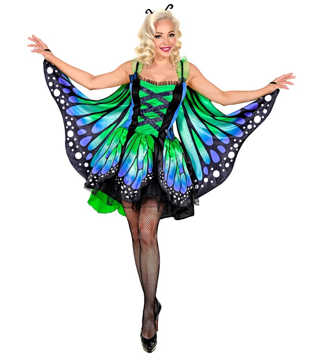 Costum Fluture Verde Adult