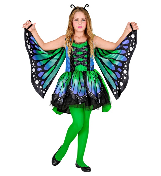 Costum Fluture Verde Fete
