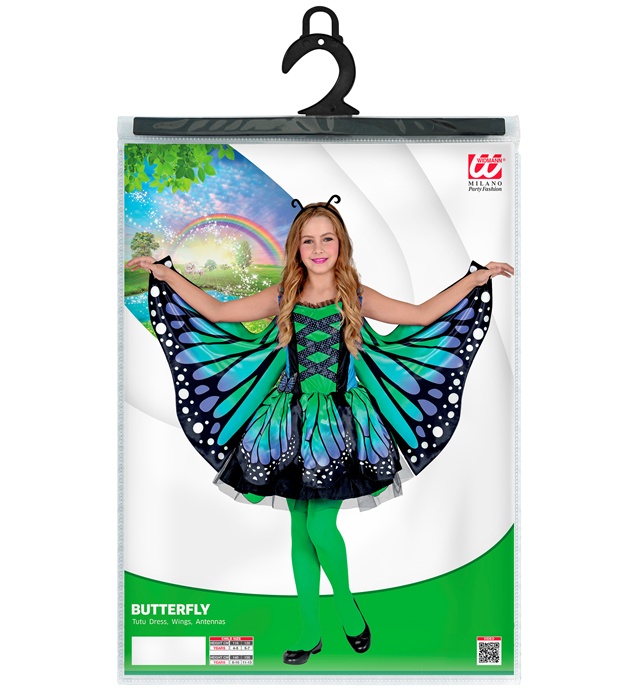 Costum Fluture Verde Fete