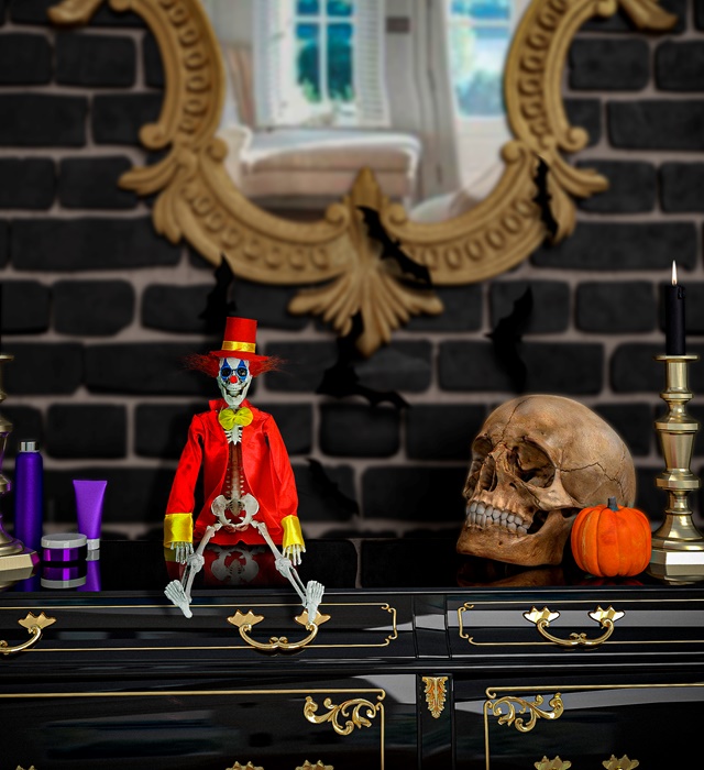 Schelet Pozabil Clown 40 cm