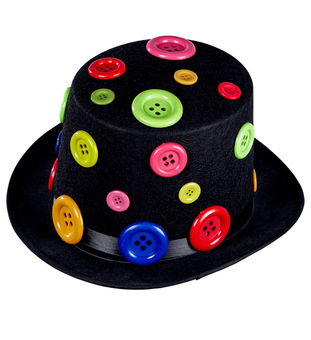 Joben Negru Nasturi Multicolori