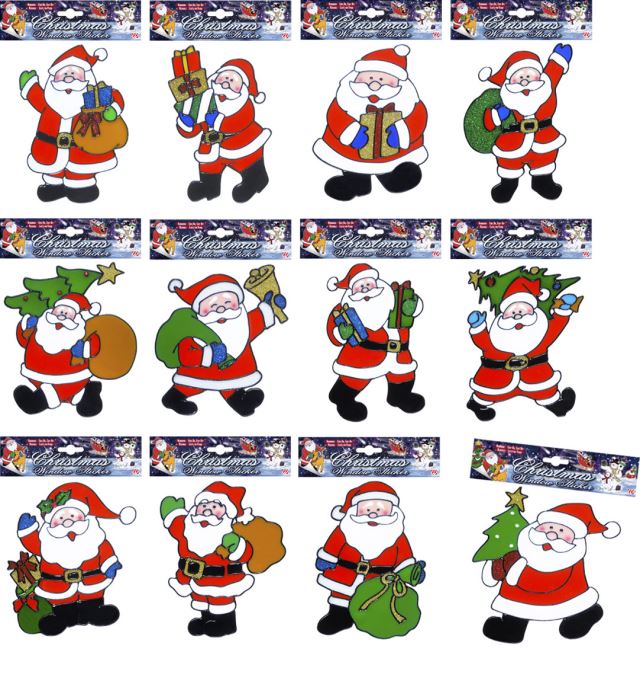Sticker Geam Mos Craciun