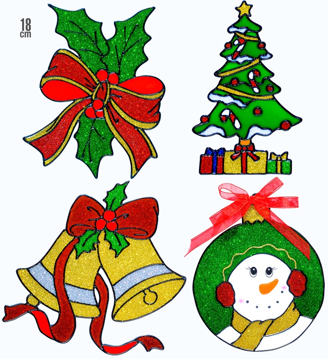 Sticker Geam Craciun