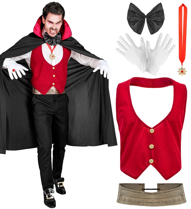 Costum Vampir Barbati 6 Piese