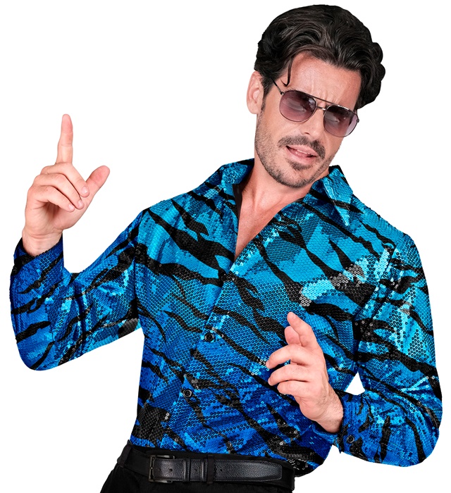 Camasa Paiete Albastră L/xl