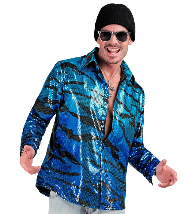 Camasa Paiete Albastră L/xl