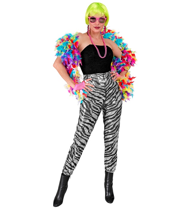 Pantaloni Paiete Zebra