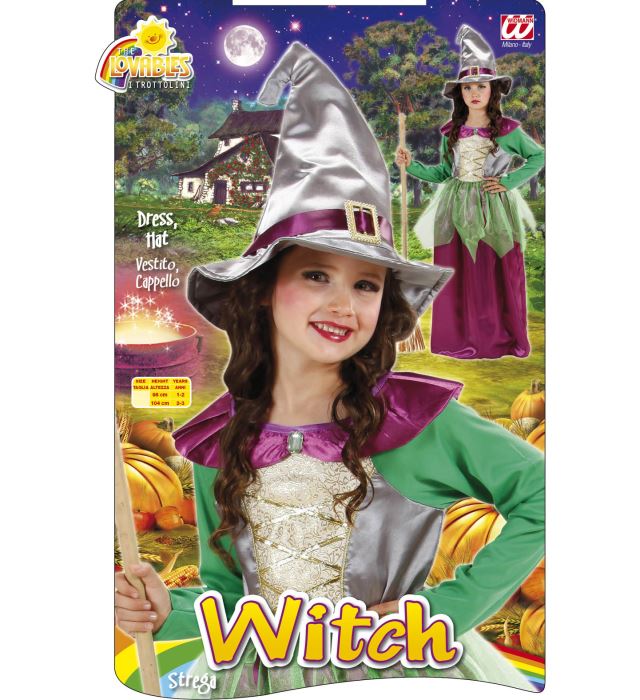 Costum Vrajitoare Potiune Magica 3-5 Ani