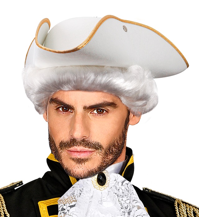Palarie Tricorn Alba