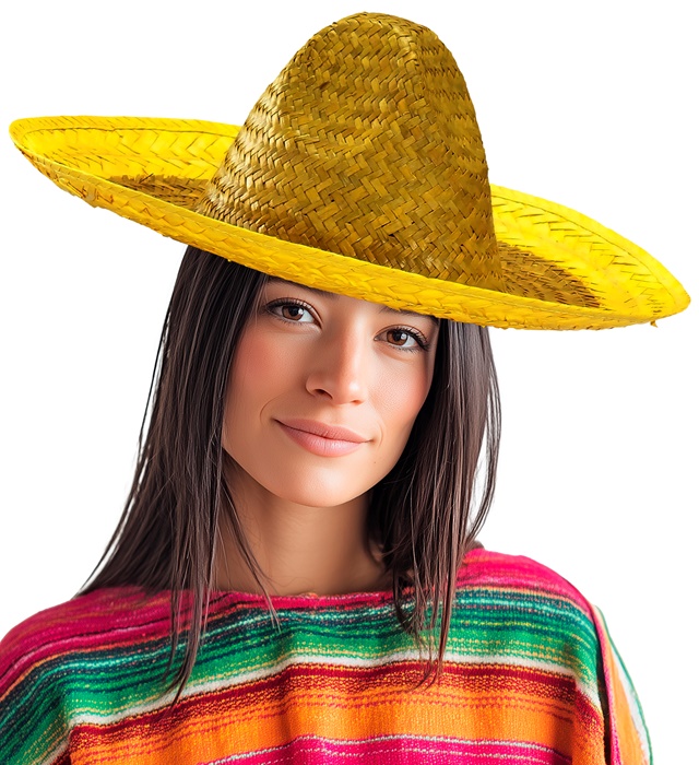 Palarie Sombrero Galbena